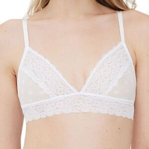 SKARLETT BLUE -  Women's Dare Dot Plunge Bralette 324 White
